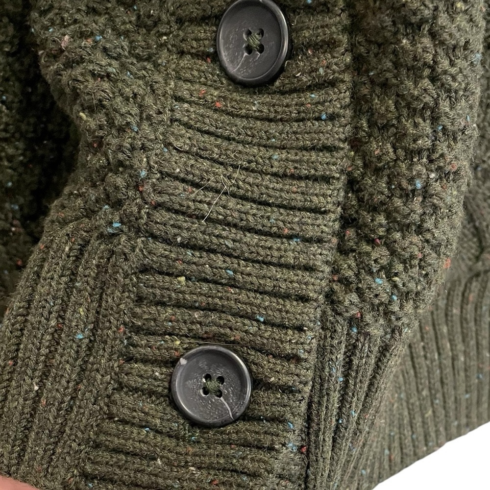 PRANA WOMEN'S SANGRIA FIELDS Evergreen Cardigan Sweater Size XL - Picture 4 of 8